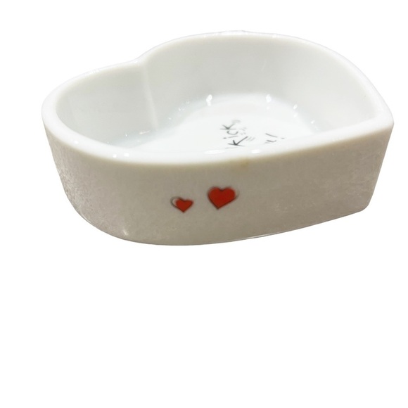 Vintage Enesco Covered Trinket Heart Box Suzy Spafford 1977 Turtle Porcelain 3" - Picture 9 of 11